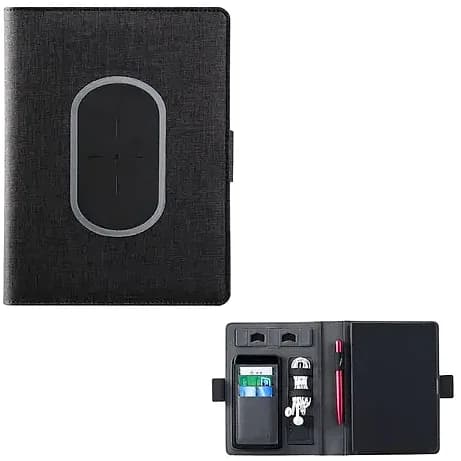 Powerbank Organizer 5000 mAh, Bölmeli Kapak, promosyon kataloğunda logolu model
