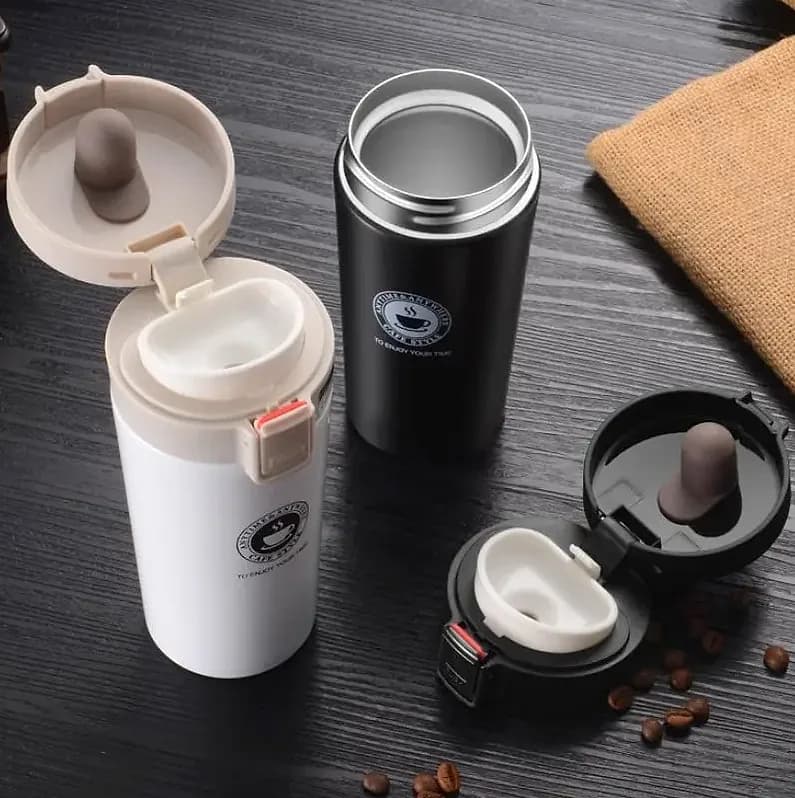 380 ml Termos Bardak, Kapaklı ve Kulpsuz — toptan promosyon siparişlerine uygun