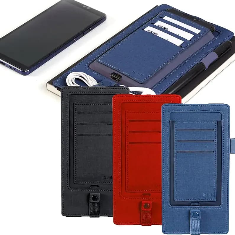 Kablosuz Şarj Özellikli Defter Kılıfı, A5 — toptan promosyon siparişlerine uygun