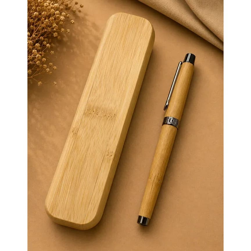 Bambu Ahşap Roller Set kurumsal promosyon ürünü, logolu toptan imalat