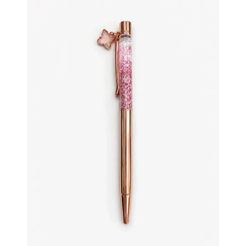 Taşlı Metal Rose Kalem kurumsal promosyon ürünü, logolu toptan imalat