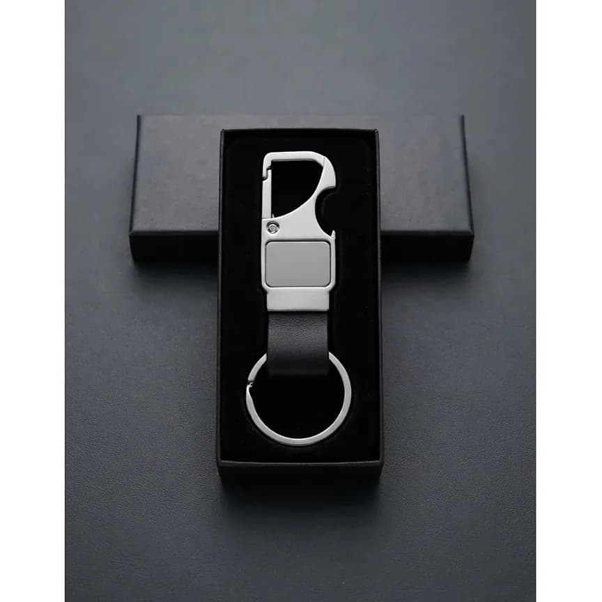 Kanca Detaylı Modern Metal Anahtarlık, 80 TL — logo baskılı promosyon seçeneği