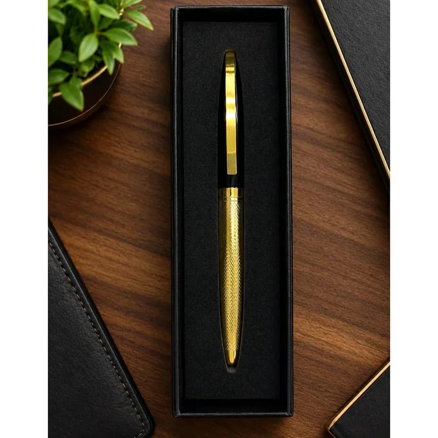 Yarı Gold Roller Kalem Seti, Tek Kalem — toptan promosyon siparişlerine uygun