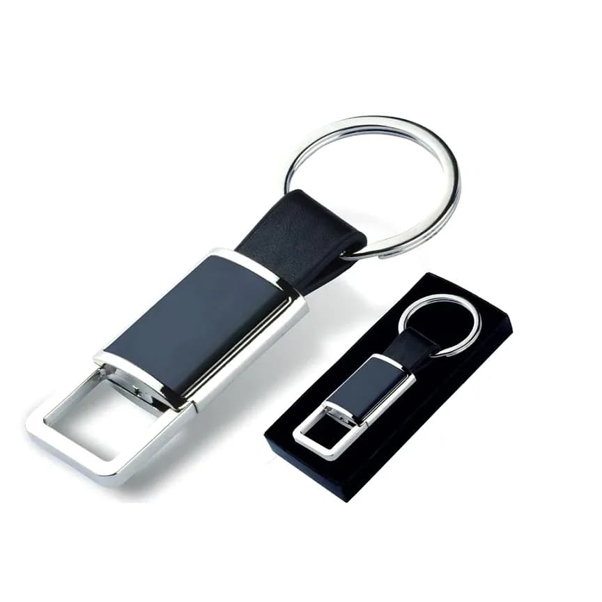 Açacaklı Çift Taraflı Metal Anahtarlık — logo baskılı promosyon seçeneği