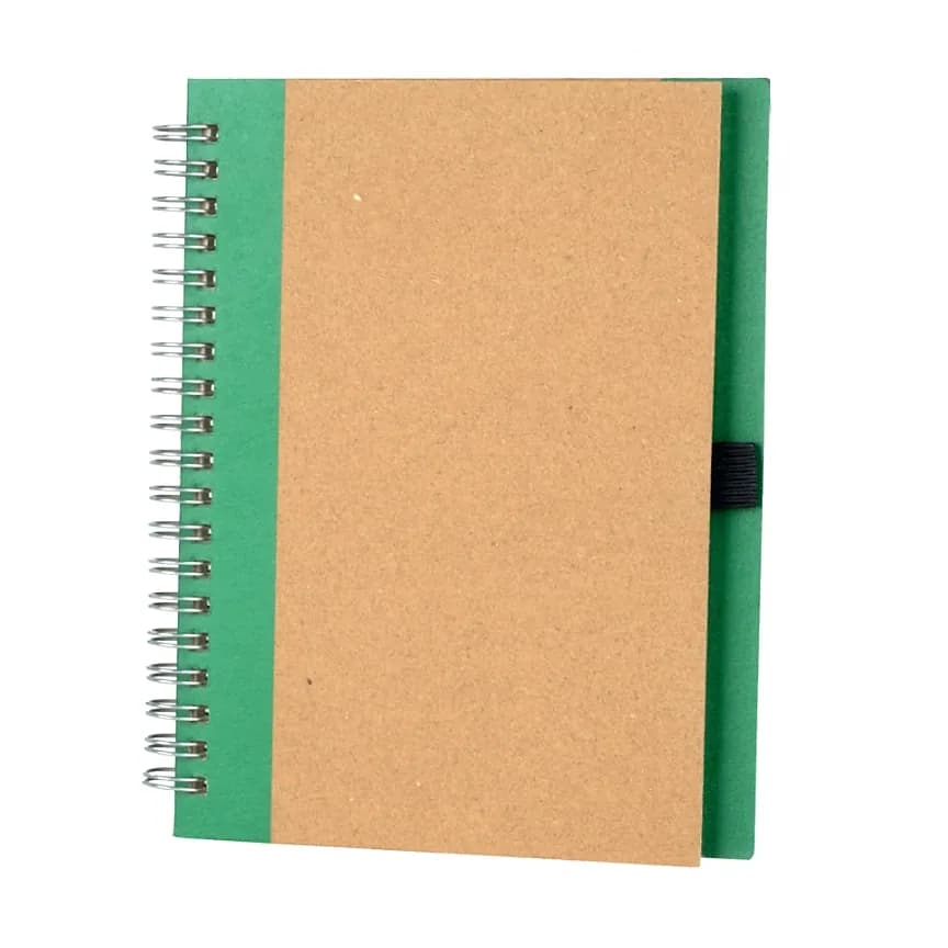 Geri Dönüşümlü Defter — 14x18 cm Kraft Kapak — logolu promosyon ürünü