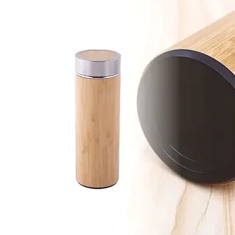 Bambu Gövdeli Çelik Termos, 450 ml, 720 TL — logolu promosyon ürünü