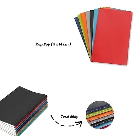 Kapaklı Terzi Dikiş Defter, 9x14 cm — logo baskılı promosyon seçeneği