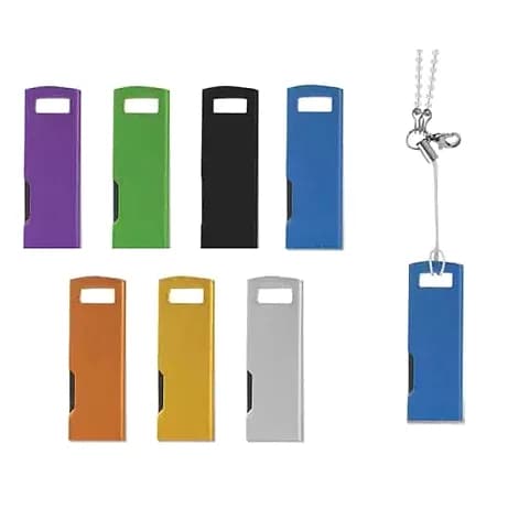 16 GB USB Bellek, Modern Kasa Çok Renkli — logo baskılı promosyon seçeneği