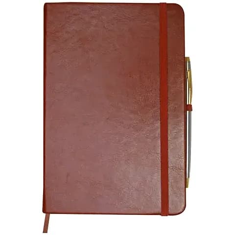 Tarihsiz Lastikli Defter 9x14, Parlak Deri; promosyon siparişlerinde kurumsal baskı için hazır