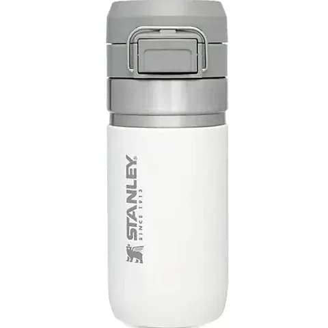 Stanley Quick Flip Matara, 0,47 Lt Polar Beyaz; promosyon siparişlerinde kurumsal baskı için hazır
