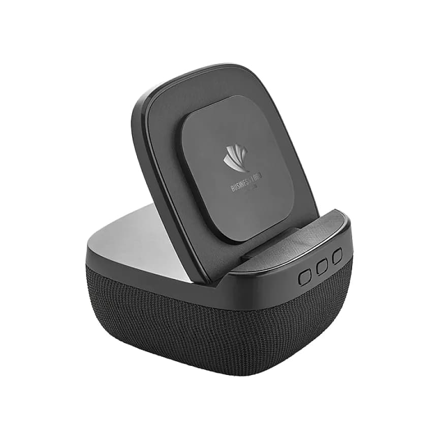 Bluetooth Hoparlör ve Kablosuz Şarj Standı — toptan promosyon siparişlerine uygun
