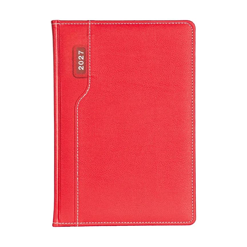 Termo Deri Ajanda 17x24 cm, Dikişli Kapak — logolu promosyon ürünü