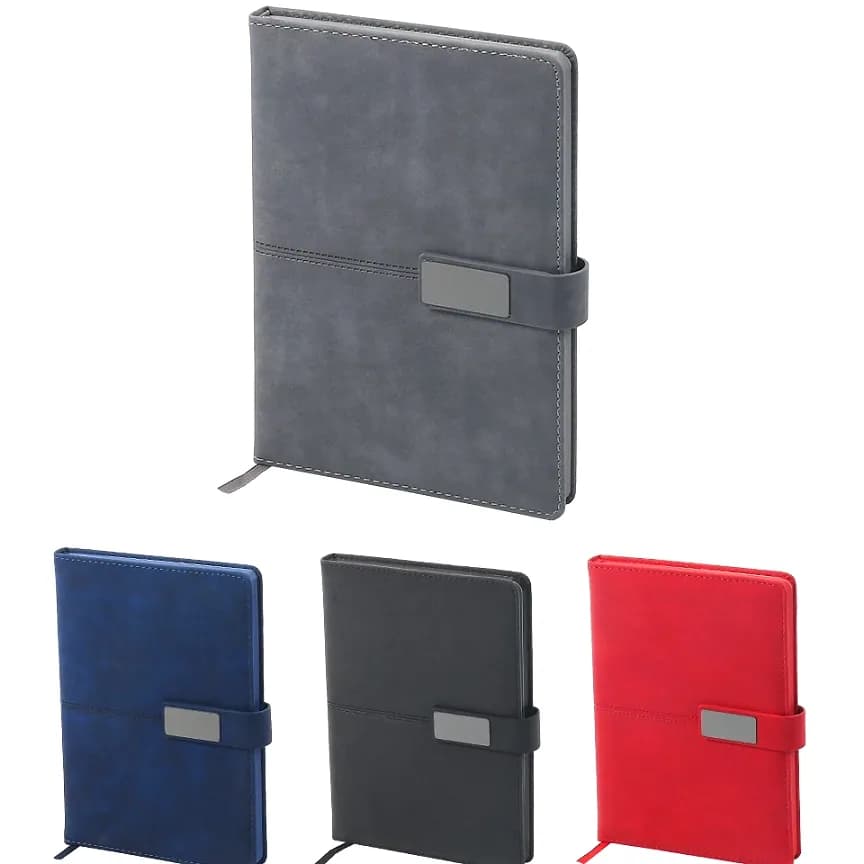 Termo Deri Tarihsiz Defter 14,5x21, Manyetik Kilit için logolu promosyon üretimi